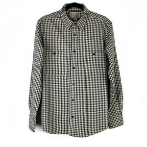 Filson Plaid Flannel Button Up Long Sleeve Shirt